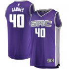Camiseta Harrison Barnes 40 Sacramento Kings Icon Edition Púrpura Hombre